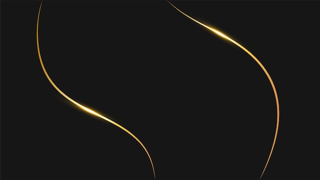 Abstrakter hintergrund mit goldener luxuslinie