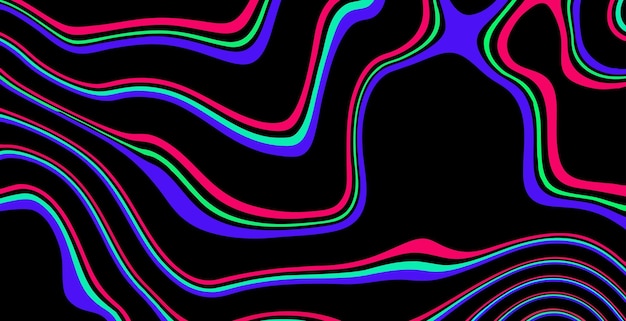 Abstrakter Hintergrund mit hellen Farben, trendiges Vektordesign