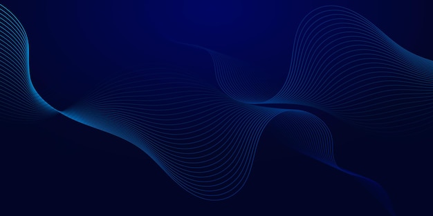 Abstrakter Hintergrund mit leuchtender Welle