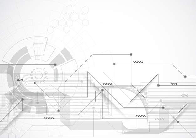 Abstrakter Hintergrund mit TechnologieLeiterplatte