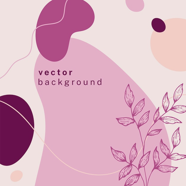 Abstrakter hintergrund. moderne designvorlage im minimalistischen stil. stilvolles cover für beauty-präsentation, branding-design. vektor-illustration