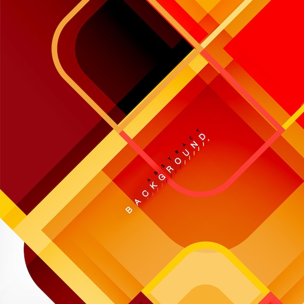 Abstrakter Hintergrund, quadratische Formen, geometrische Zusammensetzung