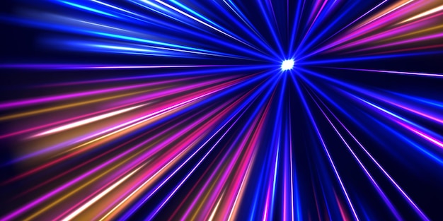 Abstrakter Hintergrund, Rotationsgrenzen, PNG-Effekt, Wellen, Neonstreifen