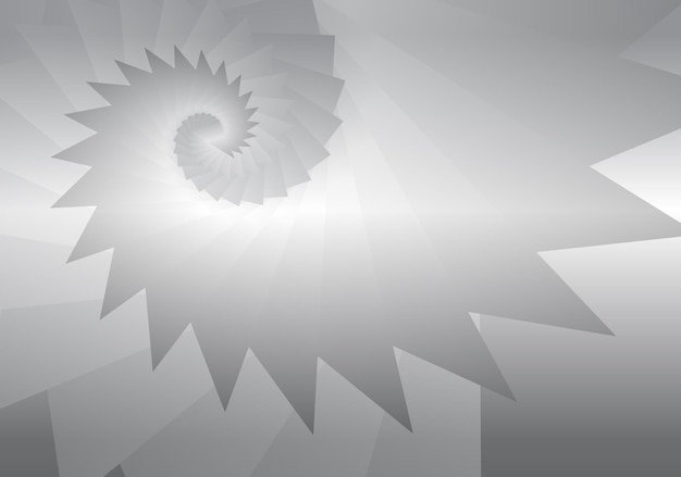 Abstrakter Hintergrund, silberne Gradientenspirale