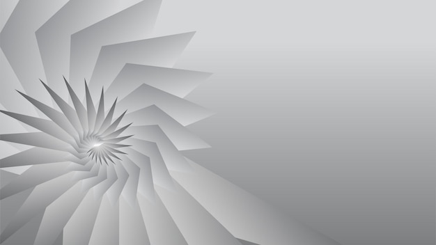 Abstrakter Hintergrund, silberne Gradientenspirale