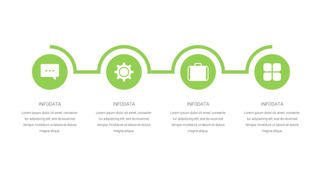 Vektor abstrakter hintergrund, vorlage, design, vektor, geschäftsdatenvisualisierung, zeitleiste, infografik-vorlage