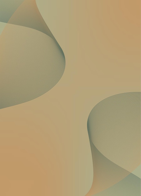 Abstrakter Hintergrundvektor mit dynamischem Wellennetz oder Wellenlinien Premium-Streifen-Textur-Banner