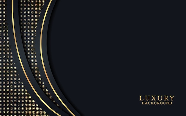 Abstrakter Luxus mit goldenem Element.