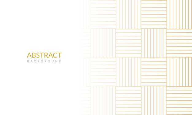 Vektor abstrakter minimaler geometrischer hintergrund mit goldenen linien