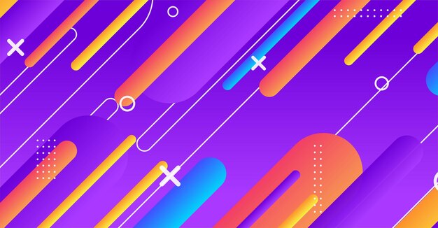 Abstrakter minimaler geometrischer Hintergrund mit Gradient