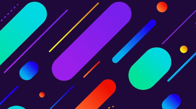 Abstrakter minimaler geometrischer Hintergrund mit Gradient
