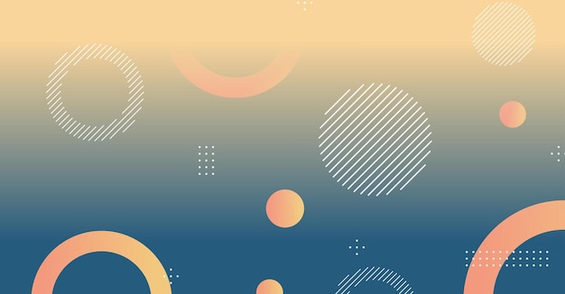 Abstrakter minimaler Gradient geometrischer Kreishintergrund