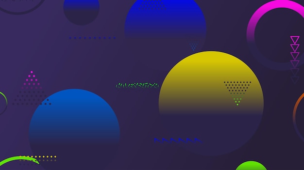 Abstrakter minimaler Gradient geometrischer Kreishintergrund