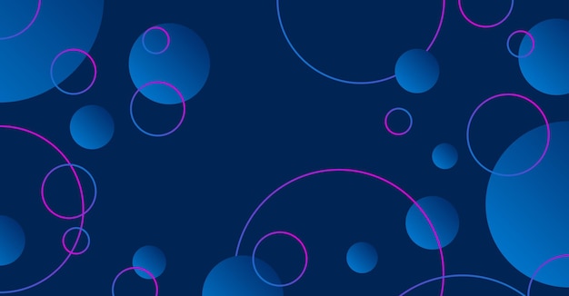 Abstrakter minimaler Gradient geometrischer Kreishintergrund
