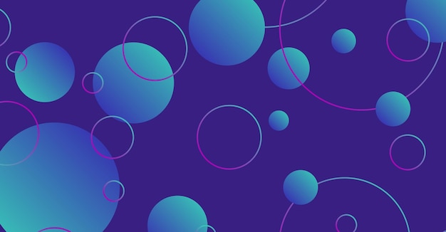 Abstrakter minimaler Gradient geometrischer Kreishintergrund