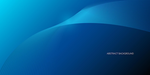 Abstrakter moderner blauer Gradient-Hintergrund