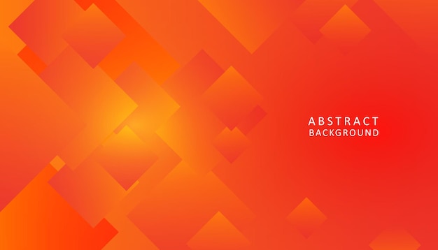 Abstrakter orange Polygon-Hintergrund