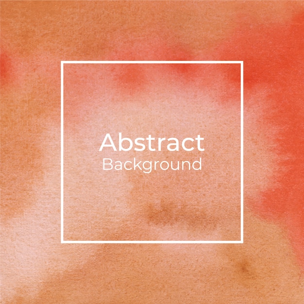 Abstrakter orange und gelber Aquarellhintergrund