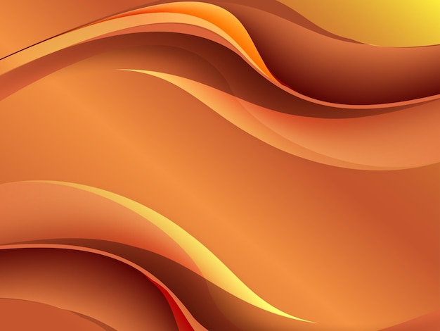 Abstrakter orange und gelber Hintergrund-Design-Bild-Vektor