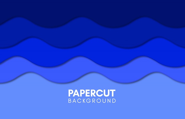 Abstrakter papercut hintergrund