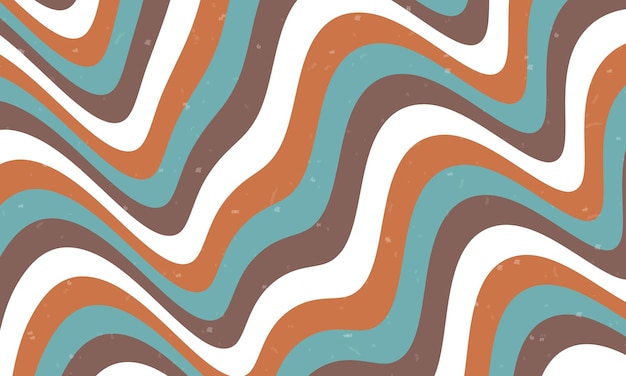 Abstrakter psychedelischer Groovy-Hintergrund Vektor