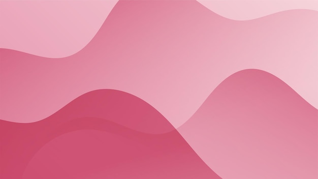 Abstrakter rosa minimaler Hintergrund mit geometrischer Form, hellem Streifen, Wellenkurve, Dreieck und Kreis, Valentinstag-Konzept, Hintergrund, Vektorillustration