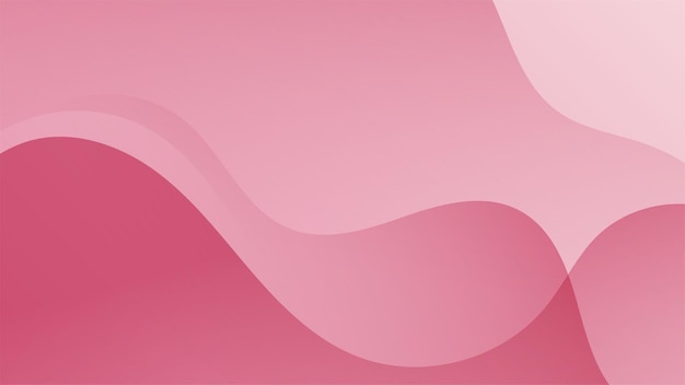 Abstrakter rosa minimaler Hintergrund mit geometrischer Form, hellem Streifen, Wellenkurve, Dreieck und Kreis, Valentinstag-Konzept, Hintergrund, Vektorillustration