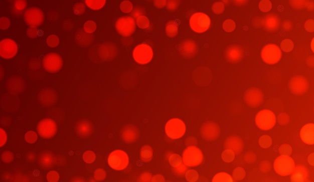 Abstrakter roter weihnachts-hintergrund mit fallenden schneeflocken roter weihnachts für eine postkarte einladungskarte banner kaltes wetter-effekt und schneebedecktes winter-vektor-design