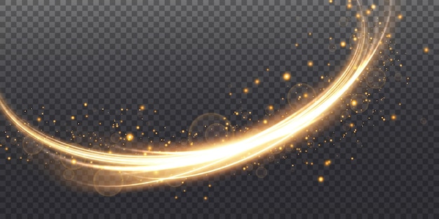 Abstrakter schöner heller Hintergrund Magische Funken auf dunklem Hintergrund Mystische Geschwindigkeitsstreifen Glitzereffekt Glanz kosmischer Strahlen Neonlinien von Geschwindigkeit und schnellem Wind Glow-Effekt kraftvolle Energie