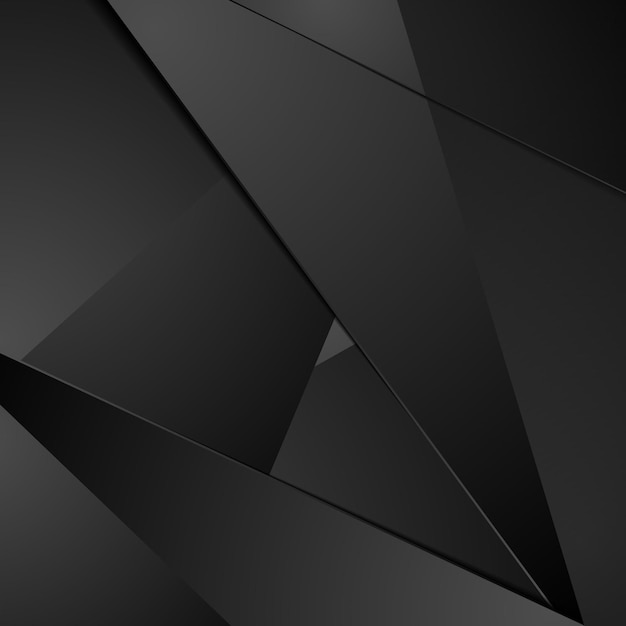 Vektor abstrakter schwarzer tech-unternehmenshintergrund moderne vektordesign-vorlage