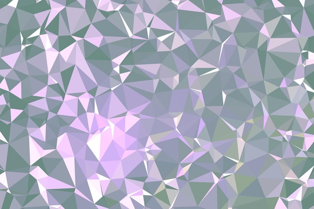 Abstrakter strukturierter grüner polygonaler Hintergrund Low-Poly-Geometrie, bestehend aus Dreiecken in verschiedenen Größen und Farben, die in der Design-Cover-Präsentation von Visitenkarten oder Websites verwendet werden
