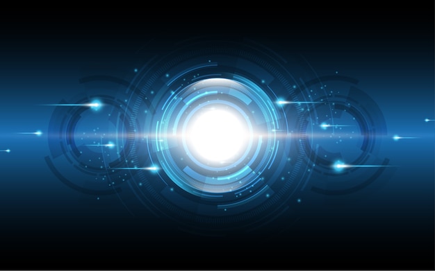 Abstrakter Technologiehintergrund Hi-Tech-Kommunikationskonzept