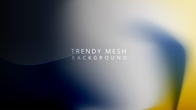 Abstrakter trendiger Mesh-Web-Banner-Hintergrund trendiger weicher holografischer Farbverlauf abstrakte Vektorillustration für Header-Landingpage und Poster Aquarell-Mesh-Design aus lebendigen Mischfarben
