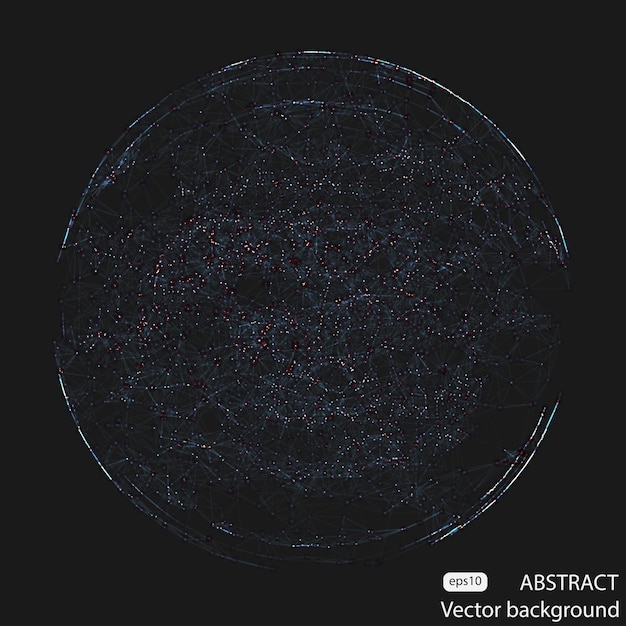 Abstrakter vektor-mesh-hintergrund futuristische stilkarte eleganter hintergrund für business-präsentationen