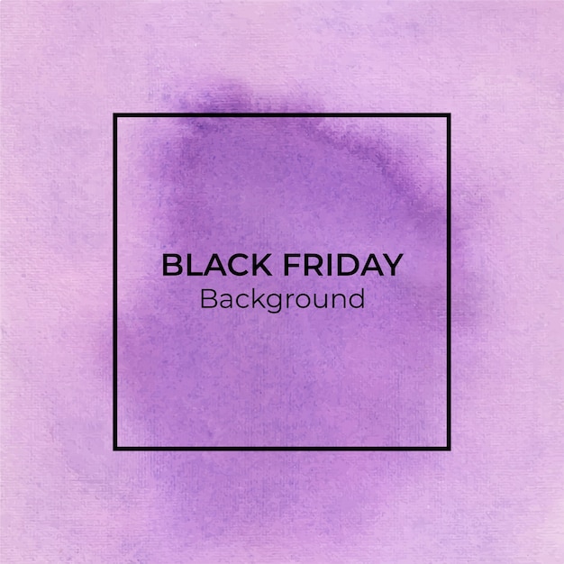 Abstrakter violetter blackfriday-aquarelltexturhintergrund