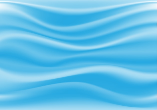 Abstrakter weicher blauer Gewebesatin-Wellen-Luxushintergrund.