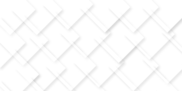 abstrakter weißer Hintergrund mit einem quadratischen Muster aus Quadraten