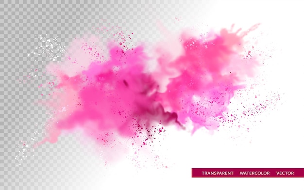 Abstraktes Aquarell-Splash