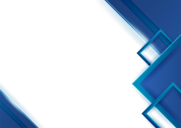 Abstraktes blaues und weißes Hintergrundplakat mit Dynamik. Blauer und weißer Geschäftsdarstellungshintergrund mit modernem Technologienetzkonzept. Vektor-Illustration.