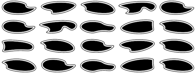 Abstraktes Blob-Vektor Blob- Vektor-Illustration Zufälliges Blob-Design