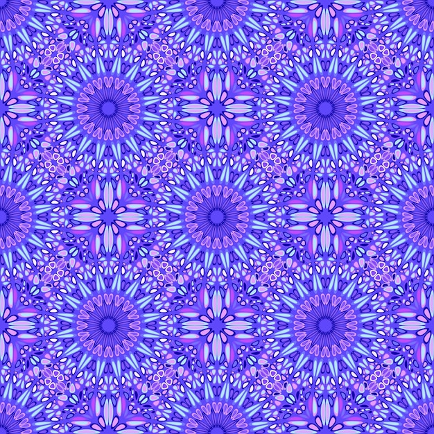 Vektor abstraktes blumen-mandala-ornament muster hintergrundkunst