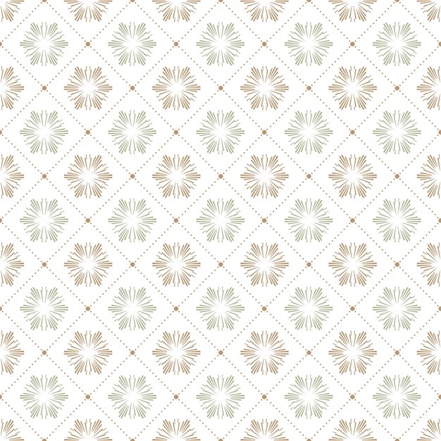 Abstraktes Blumenmuster für Sommer- oder Frühlingshintergrund. Kreative Illustration im Retro-Stil