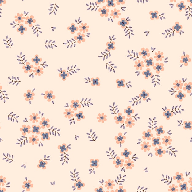 Abstraktes Blumenmuster Hintergrund Vektorillustration