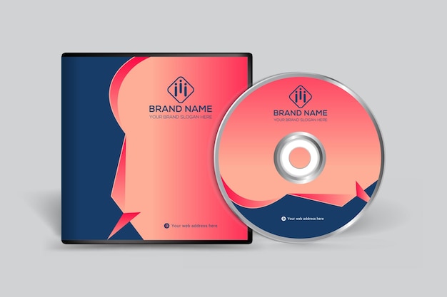 Abstraktes cd-cover-design