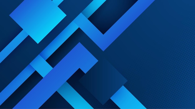Abstraktes Design mit blauem geometrischen Hintergrund Blauer Banner-Hintergrund Vektorabstraktes grafisches Design Banner-Muster Hintergrundvorlage