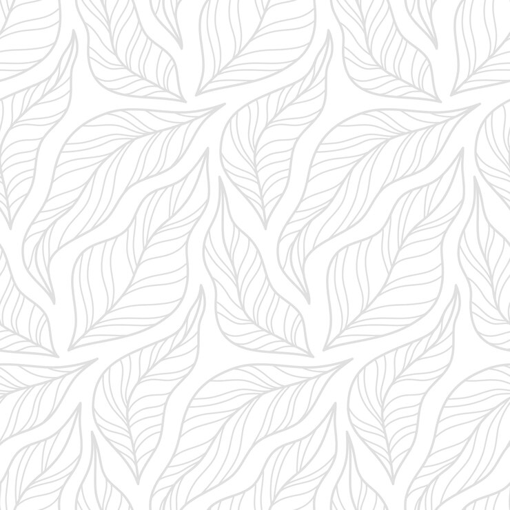 Abstraktes elegantes Blätter-Vektor-nahtloses Muster-Design