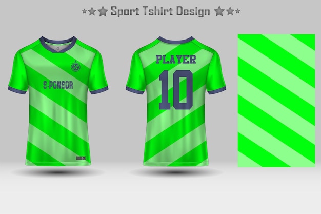 Abstraktes fußball-jersey-geometrisches muster-modell-vorlagen-sport-t-shirt-design