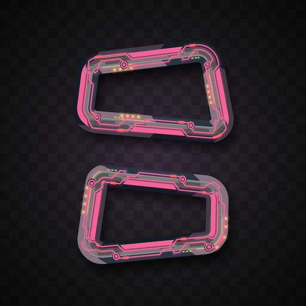 Abstraktes futuristisches Banner-Design