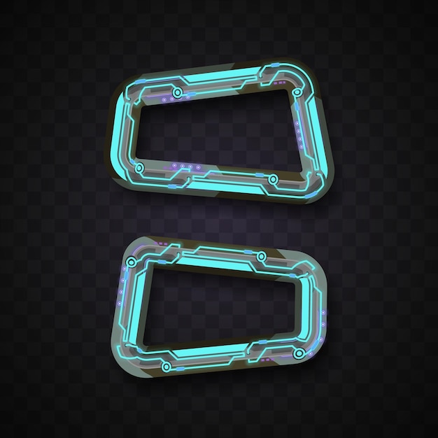 Abstraktes futuristisches Banner-Design