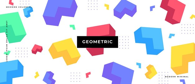 Abstraktes geometrisch mit unterschiedlichem formhintergrund.